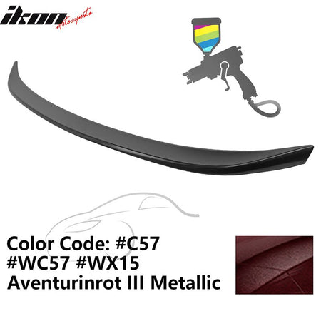 2019 - 2025 BMW G20 G80 M3 M Performance Trunk Spoiler ABSC57 Aventurinrot III MetallicIkon Motorsports