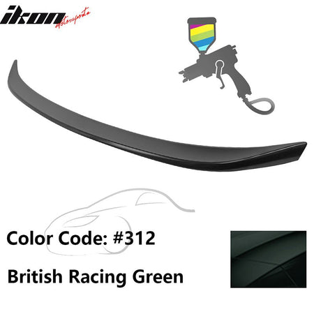 2019 - 2025 BMW G20 G80 M3 M Performance Trunk Spoiler ABS312 British Racing GreenIkon Motorsports