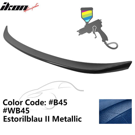 2019 - 2025 BMW G20 G80 M3 M Performance Trunk Spoiler ABSB45 Estorilblau II MetallicIkon Motorsports