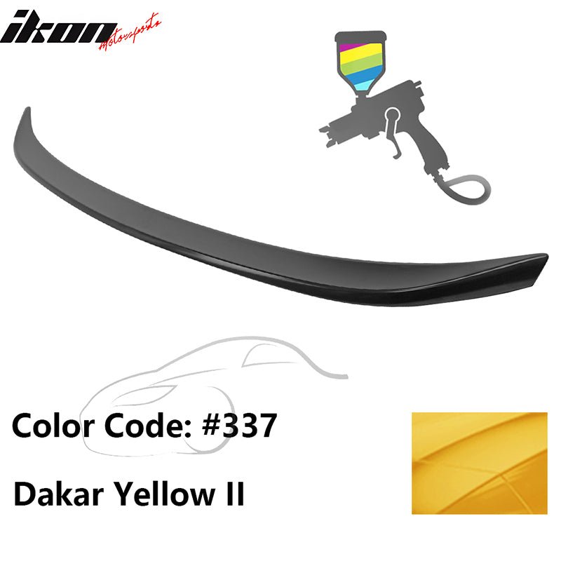 2019 - 2025 BMW G20 G80 M3 M Performance Trunk Spoiler ABS337 Dakar Yellow IIIkon Motorsports