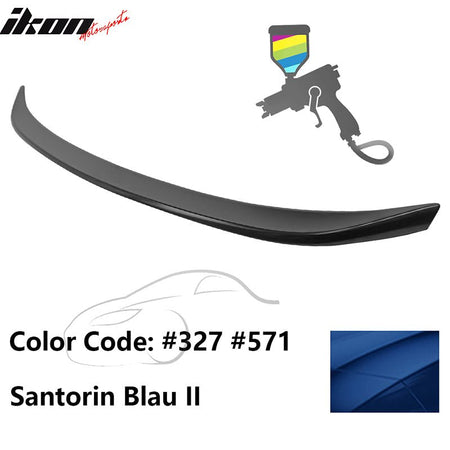 2019 - 2025 BMW G20 G80 M3 M Performance Trunk Spoiler ABS327 Santorin Blau IIIkon Motorsports