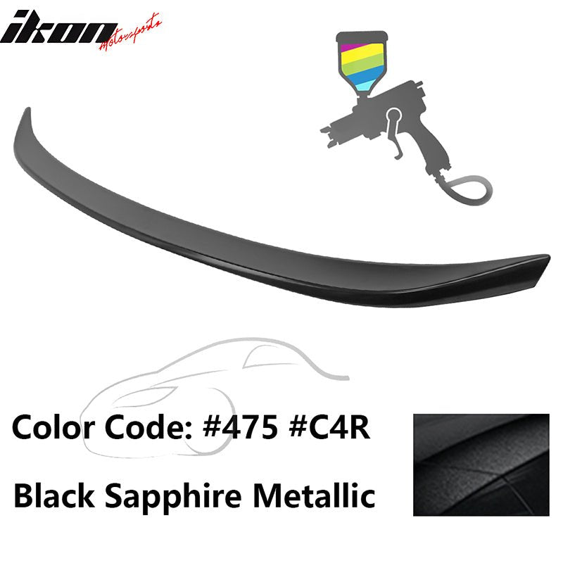 2019 - 2025 BMW G20 G80 M3 M Performance Trunk Spoiler ABS475 Black Sapphire MetallicIkon Motorsports