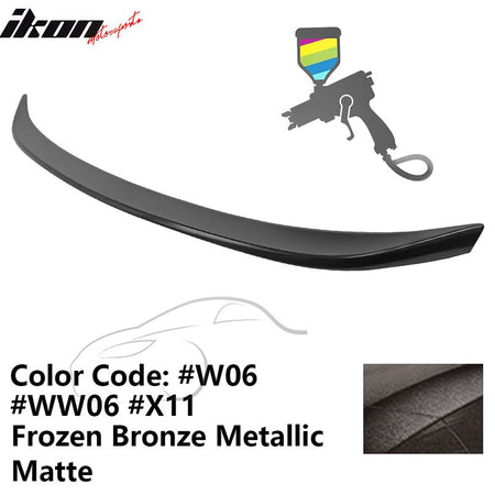 2019 - 2025 BMW G20 G80 M3 M Performance Trunk Spoiler ABSW06 Frozen Bronze Metallic MatteIkon Motorsports