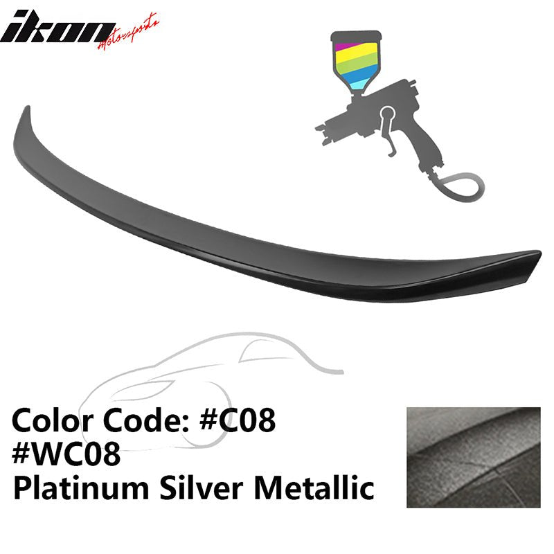 2019 - 2025 BMW G20 G80 M3 M Performance Trunk Spoiler ABSC08 Platinum Silver MetallicIkon Motorsports