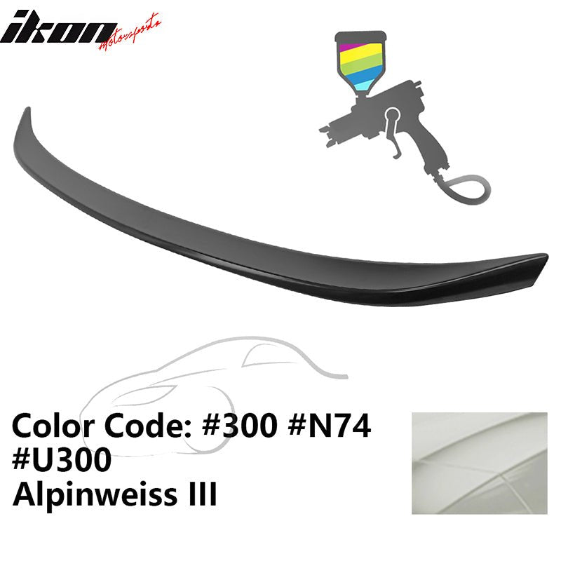 2019 - 2025 BMW G20 G80 M3 M Performance Trunk Spoiler ABS300 Alpinweiss IIIIkon Motorsports