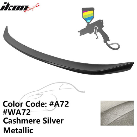 2019 - 2025 BMW G20 G80 M3 M Performance Trunk Spoiler ABSA72 Cashmere Silver MetallicIkon Motorsports