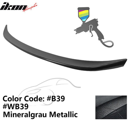 2019 - 2025 BMW G20 G80 M3 M Performance Trunk Spoiler ABSB39 Mineralgrau MetallicIkon Motorsports