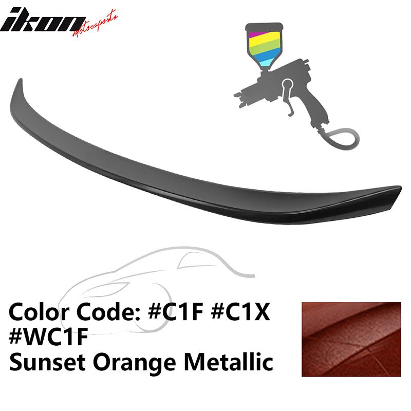 2019 - 2025 BMW G20 G80 M3 M Performance Trunk Spoiler ABSC1F Sunset Orange MetallicIkon Motorsports