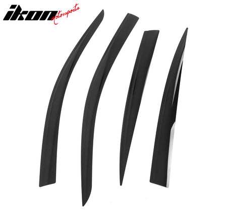 Fits 19-26 BMW G20 3 Series Sedan Low Profile Style Tape-On Window Visors Guards