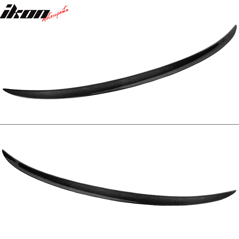 Fits 19-26 BMW 3-Series G20 G80 M3 M Style Rear Trunk Spoiler Wing Carbon Fiber
