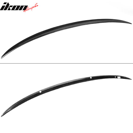 Fits 19-26 BMW 3-Series G20 G80 M3 M Style Rear Trunk Spoiler Wing Carbon Fiber