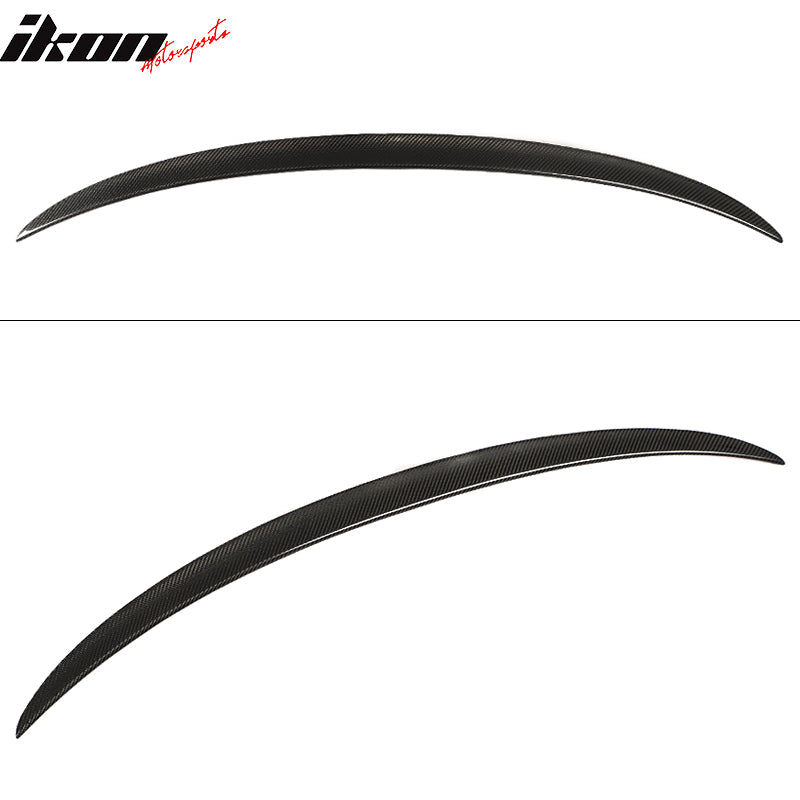 Fits 19-26 BMW 3-Series G20 G80 M3 M Style Rear Trunk Spoiler Wing Carbon Fiber