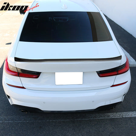 Fits 19-26 BMW G20 3-Series G80 M3 MP Style Trunk Spoiler Lip Painted #475 Black