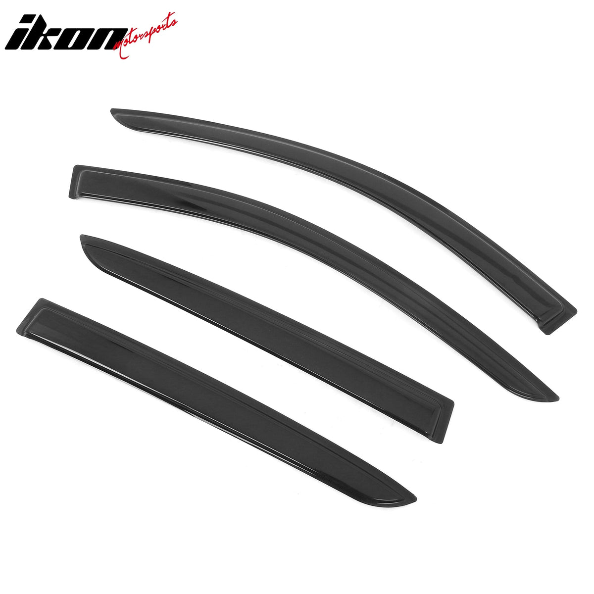 2019 - 2025 Cadillac XT4 4PCS Tape on Window Visors Vent Rain Sun GuardsIkon Motorsports