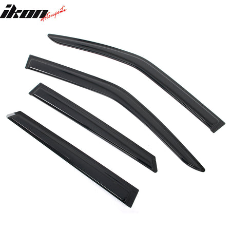 Fits 19-25 Chevy Blazer Window Visors Vent Rain Sun Guards Deflectors Tape-On