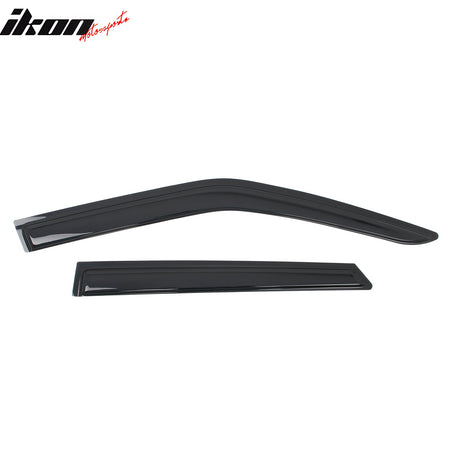 Fits 19-25 Chevy Blazer Window Visors Vent Rain Sun Guards Deflectors Tape-On