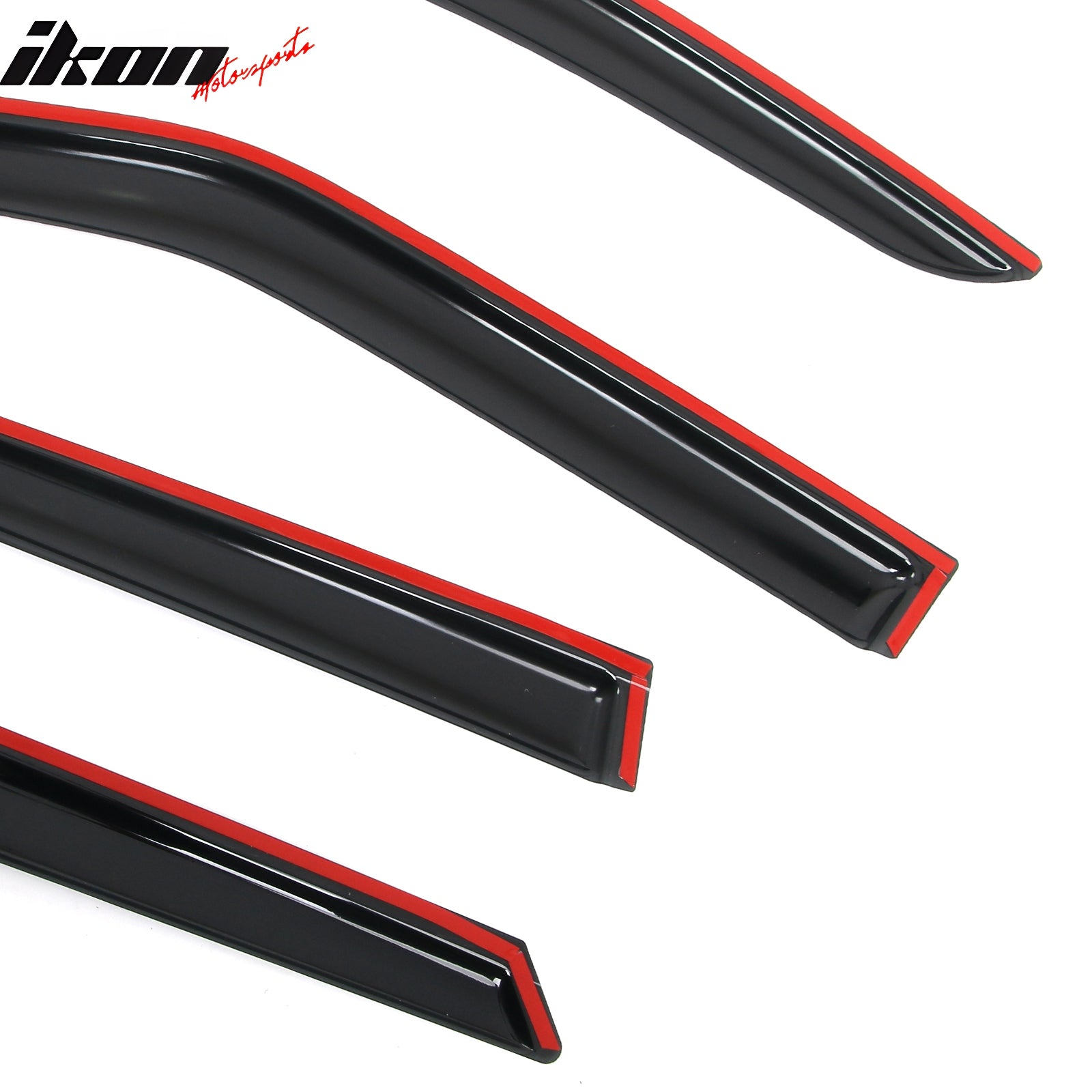 Fits 19-25 Chevy Blazer Window Visors Vent Rain Sun Guards Deflectors Tape-On