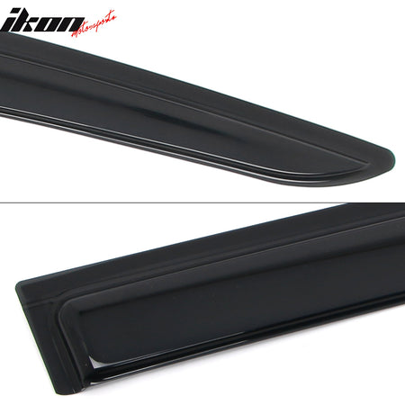 Fits 19-25 Chevy Blazer Window Visors Vent Rain Sun Guards Deflectors Tape-On