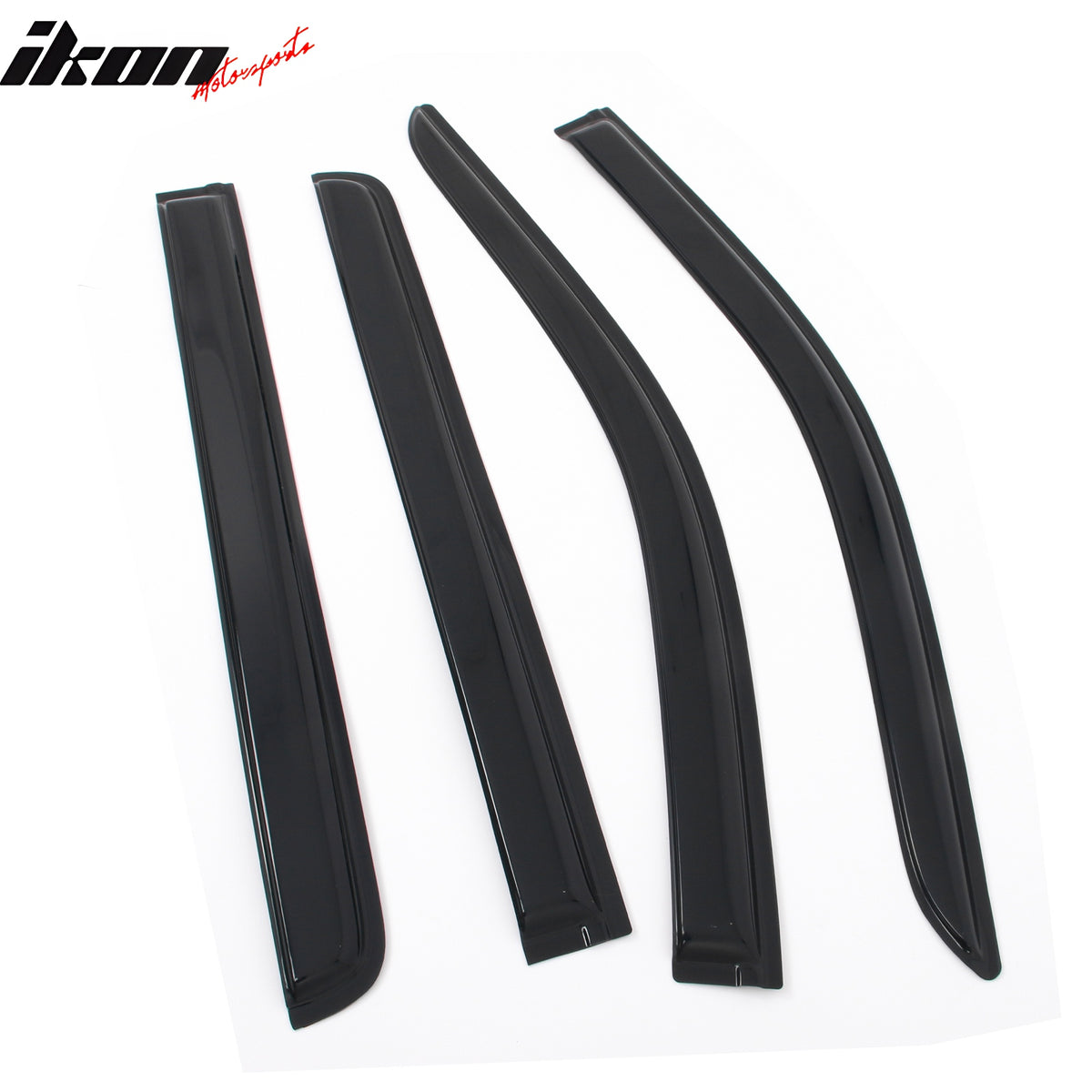 Fits 19-26 Chevy Silverado & GMC Sierra 1500 Crew Cab Tape on Window Visors Vent