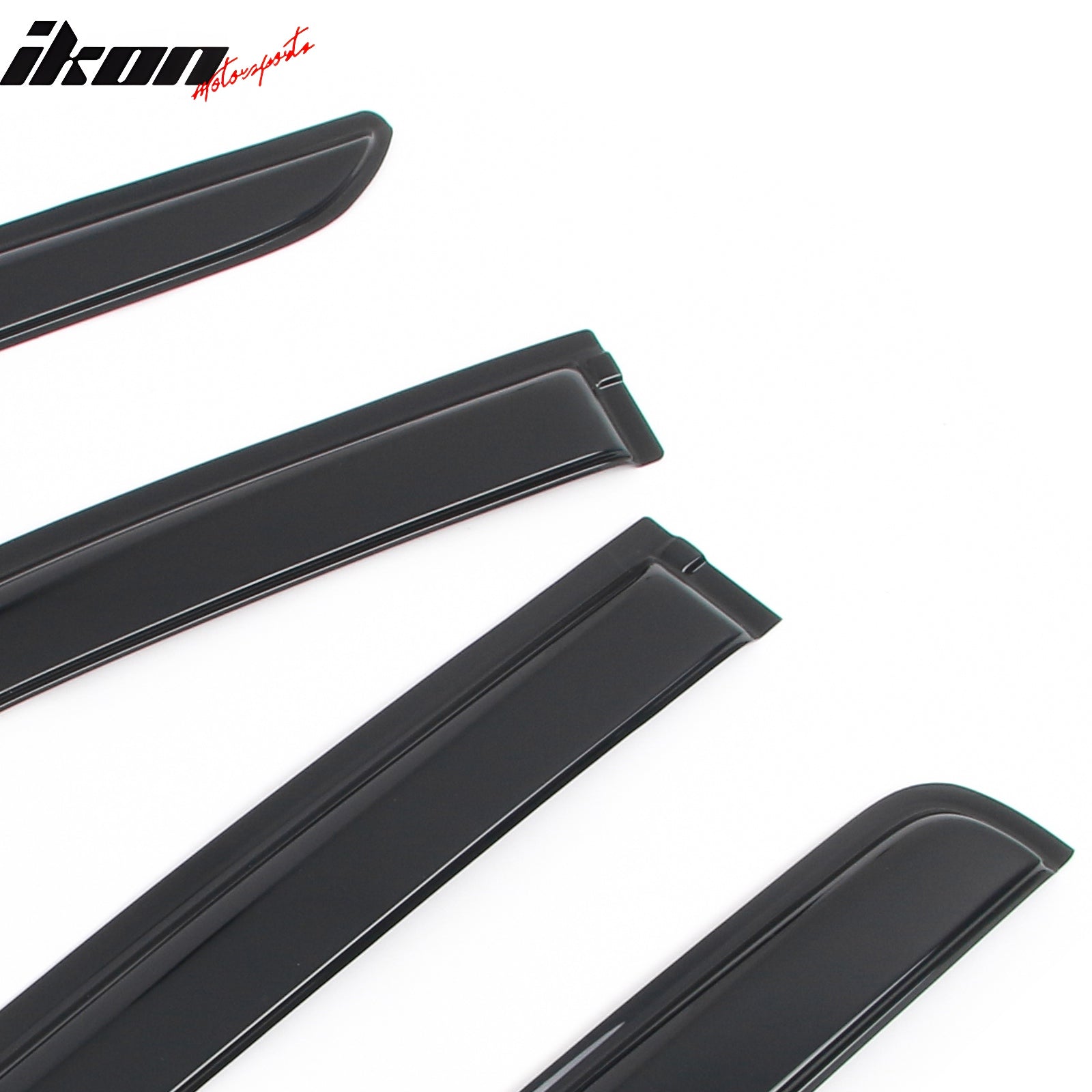 Fits 19-26 Chevy Silverado & GMC Sierra 1500 Crew Cab Tape on Window Visors Vent