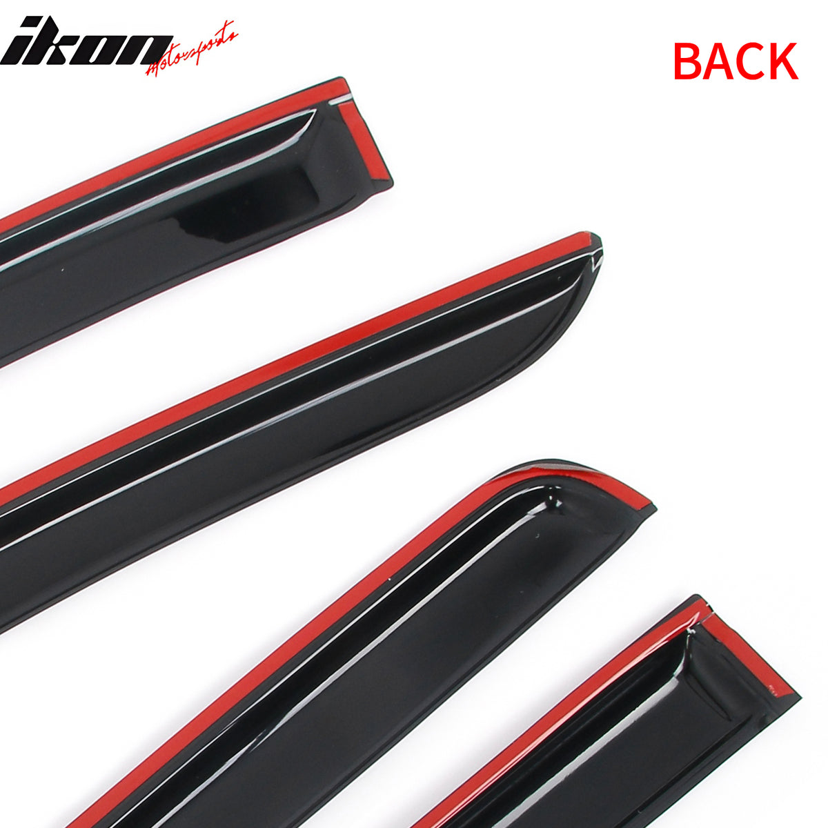 Fits 19-26 Chevy Silverado & GMC Sierra 1500 Crew Cab Tape on Window Visors Vent