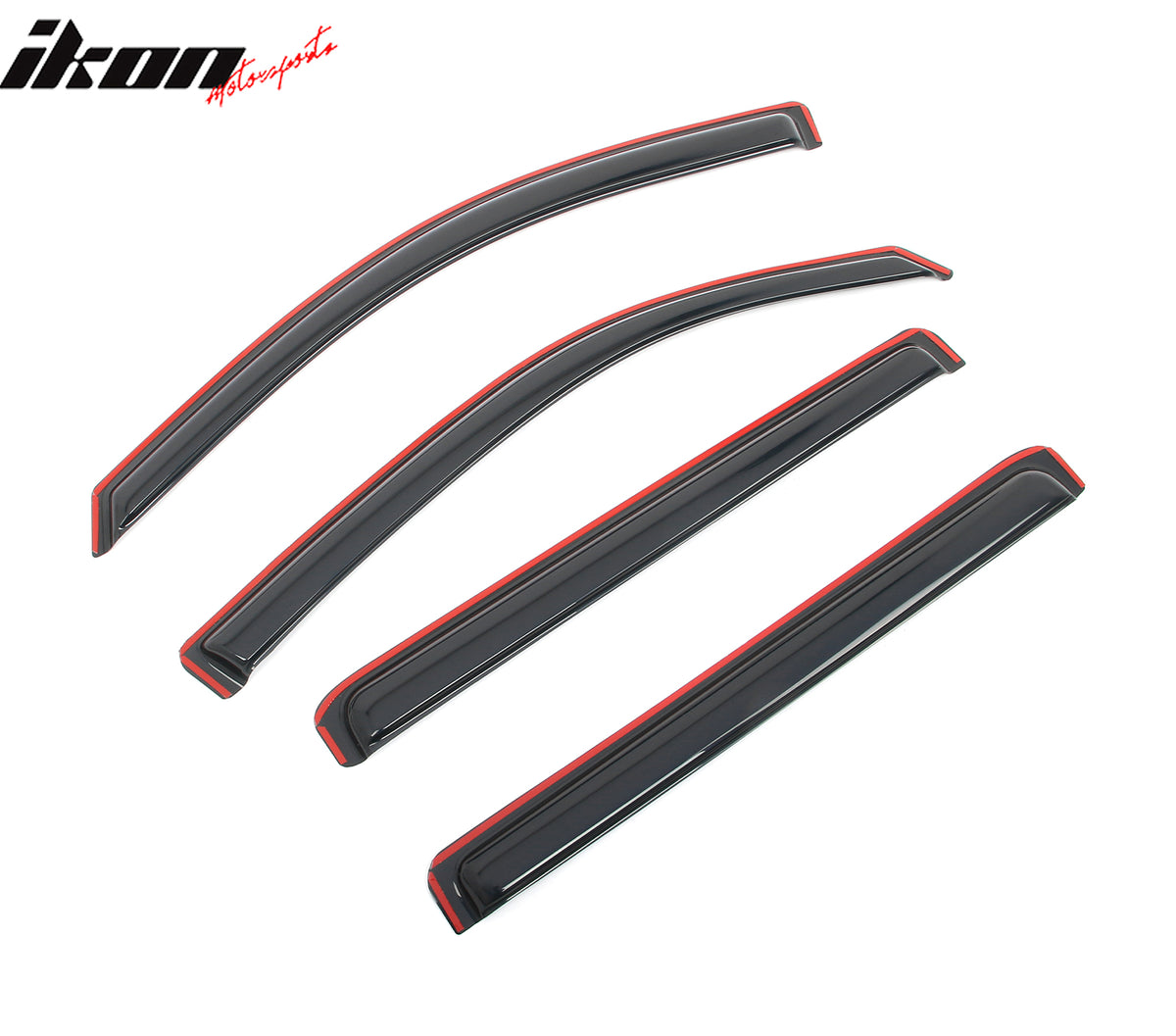 Fits 19-25 Silverado Sierra 1500 2500 3500 HD Crew Cab Window Visors In-Channel