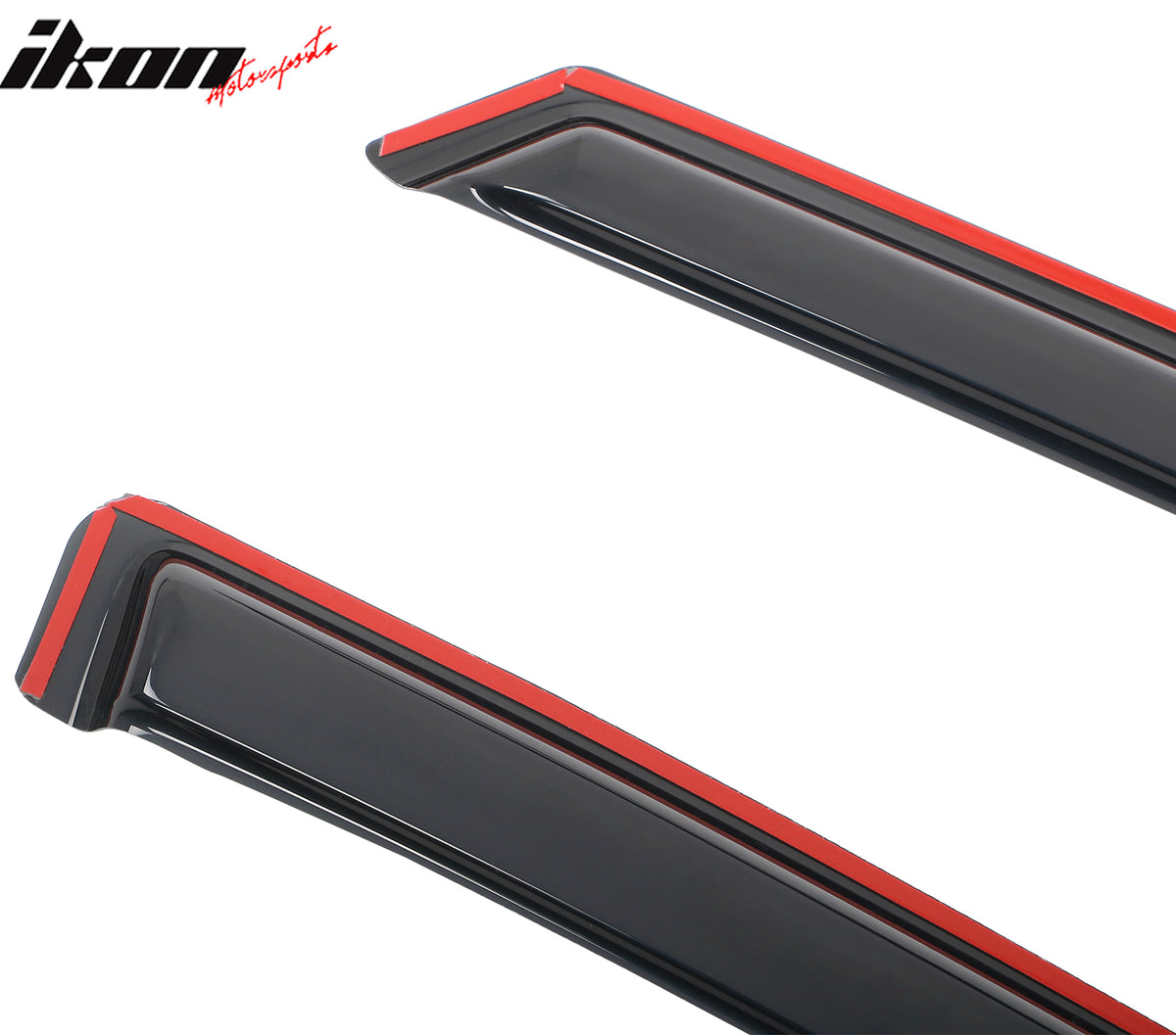 Fits 19-25 Silverado Sierra 1500 2500 3500 HD Crew Cab Window Visors In-Channel