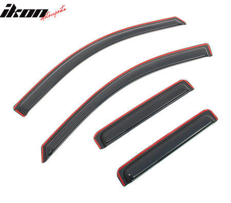 Fits 19-25 Silverado Sierra 1500 2500 3500 Extended Cab Window Visors In-Channel