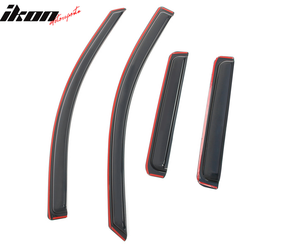 Fits 19-25 Silverado Sierra 1500 2500 3500 Extended Cab Window Visors In-Channel