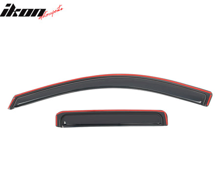 Fits 19-25 Silverado Sierra 1500 2500 3500 Extended Cab Window Visors In-Channel