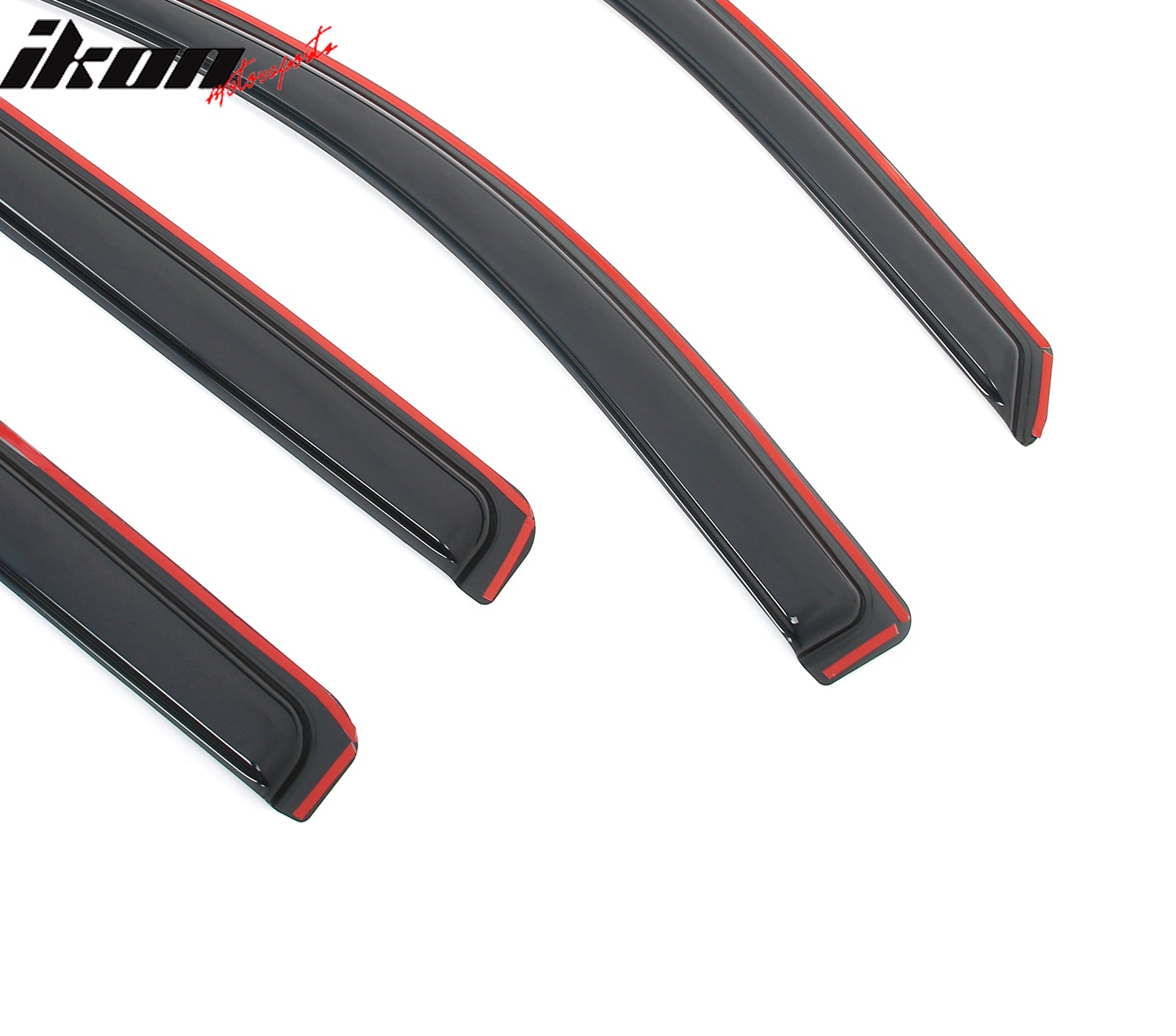 Fits 19-25 Silverado Sierra 1500 2500 3500 Extended Cab Window Visors In-Channel