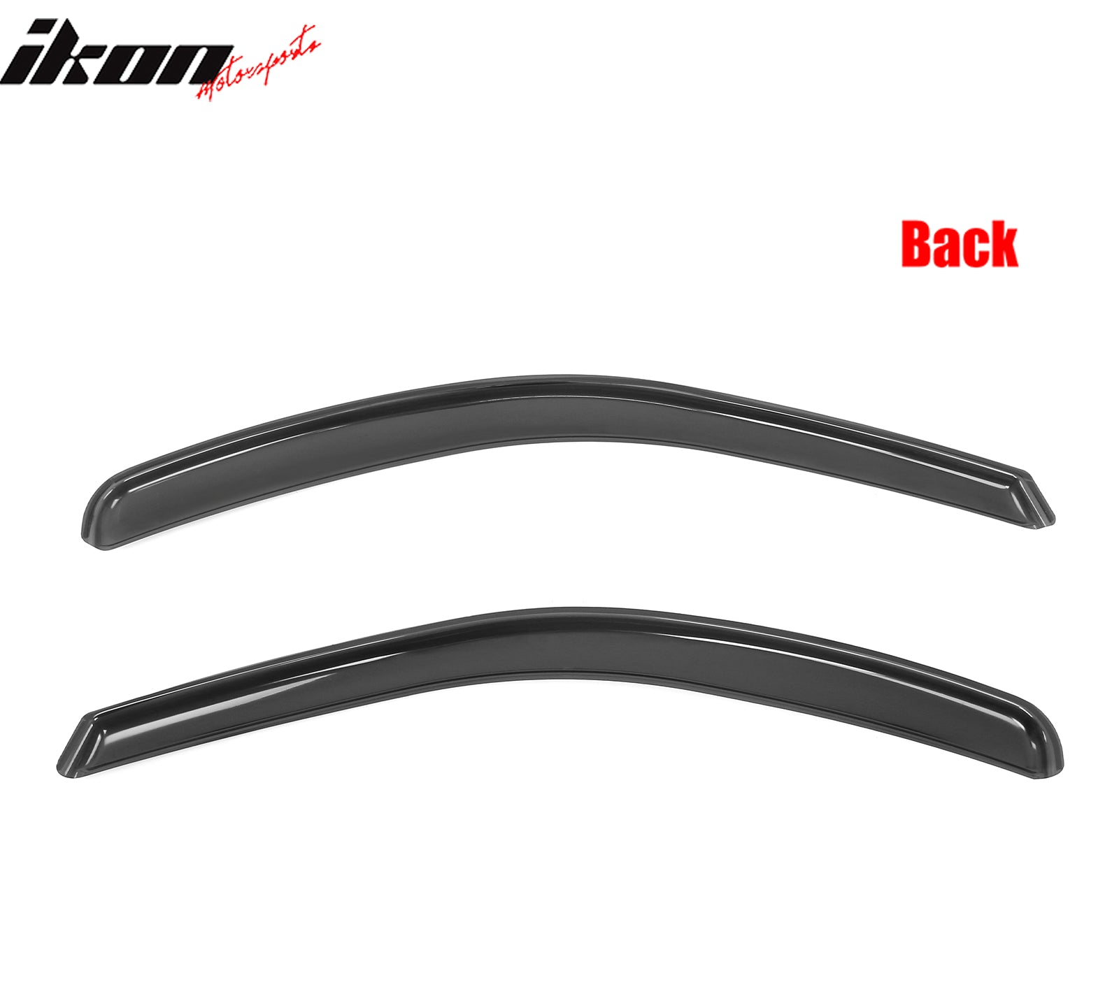 Fits 19-25 Silverado Sierra 1500 2500 3500 Standard Cab Window Visors In-Channel