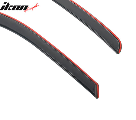 Fits 19-25 Silverado Sierra 1500 2500 3500 Standard Cab Window Visors In-Channel