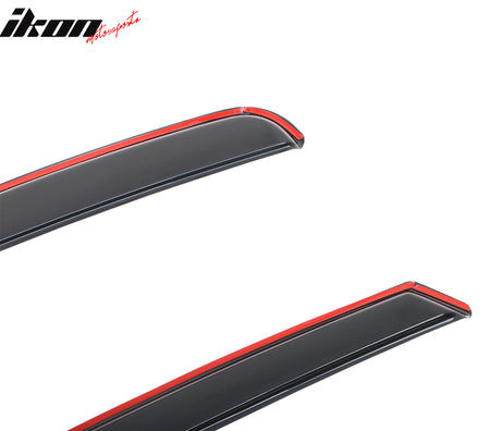 Fits 19-25 Silverado Sierra 1500 2500 3500 Standard Cab Window Visors In-Channel