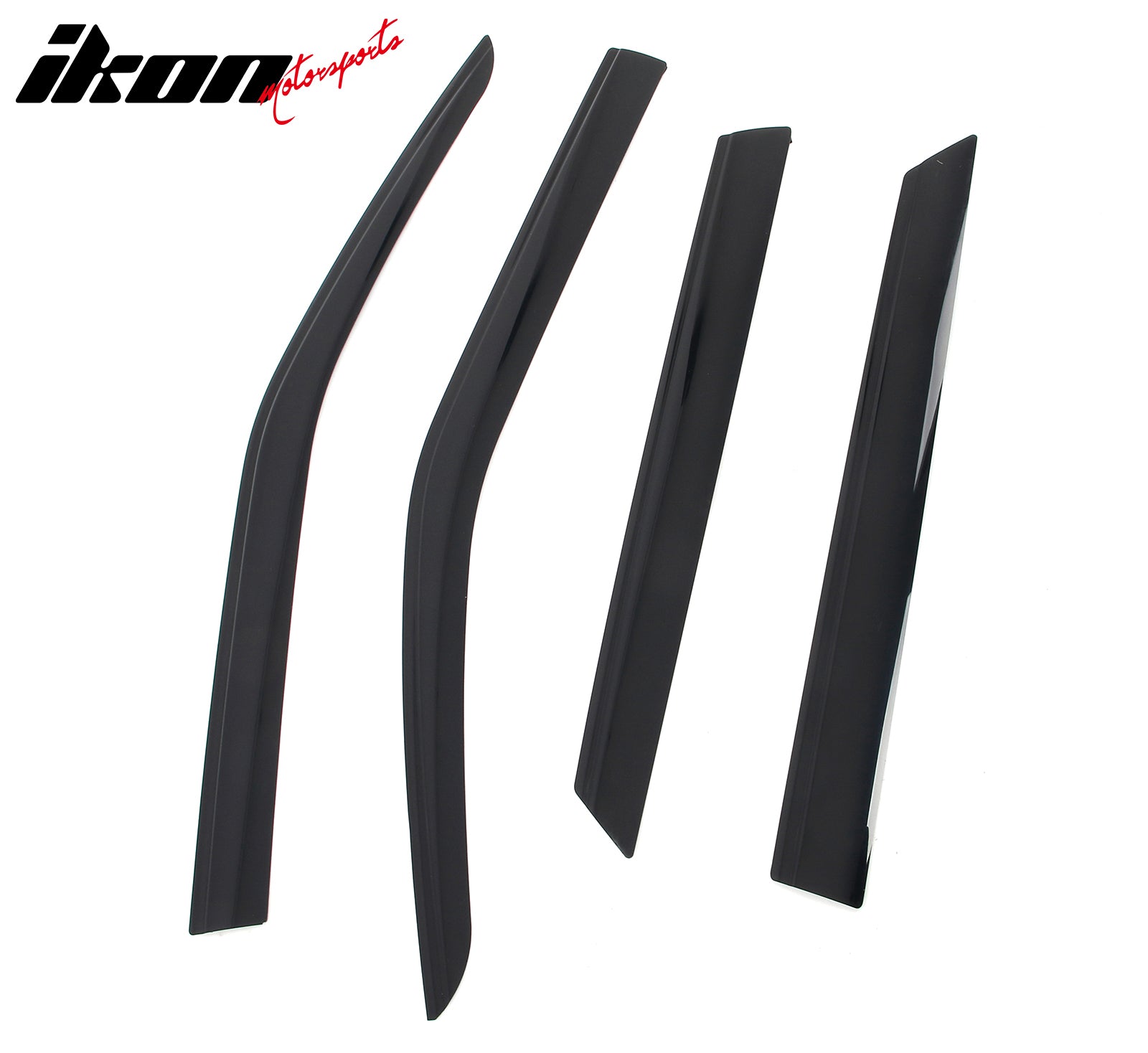 Fits 19-26 Chevy Blazer Low Profile Style Tape-On Window Visors Rain Deflectors