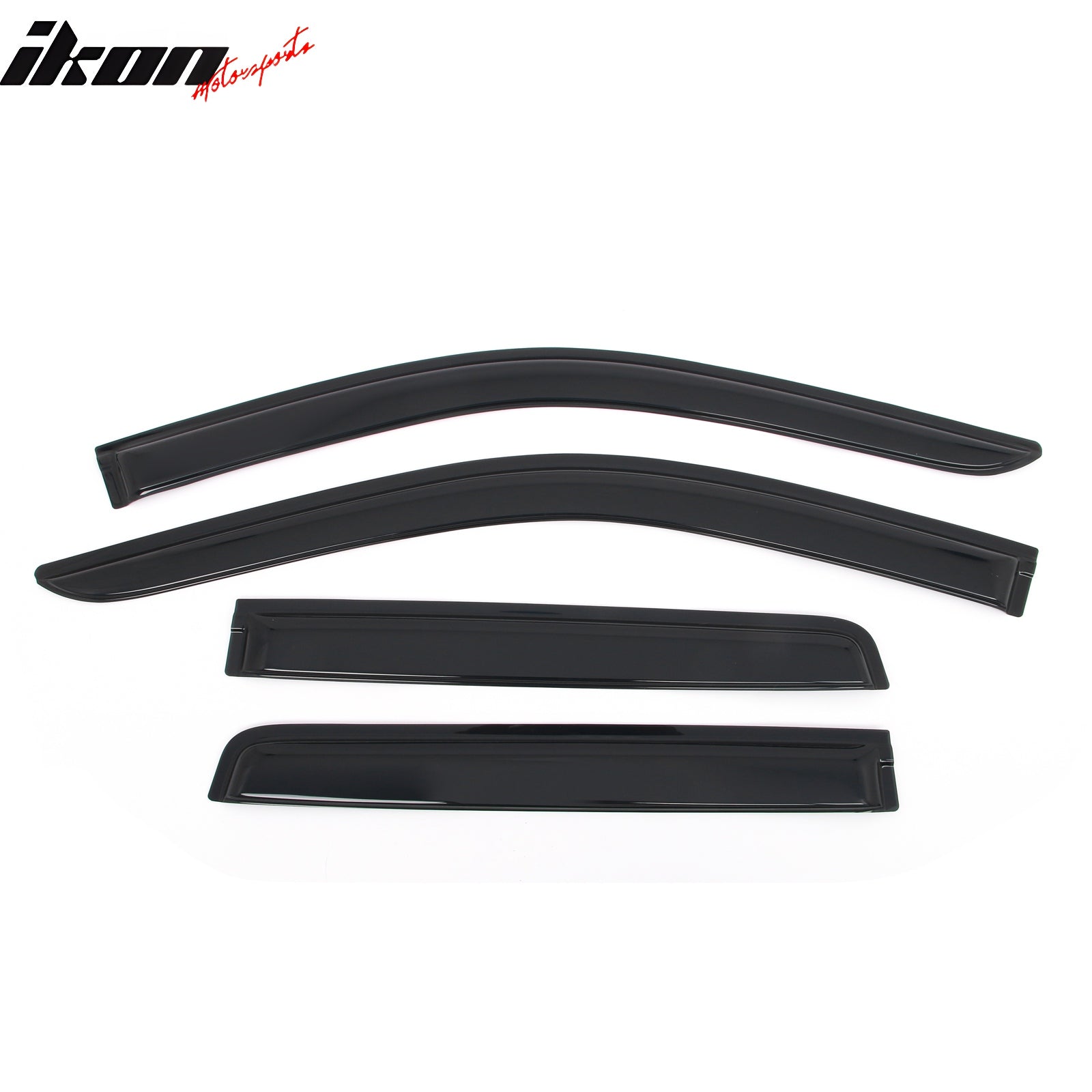 2019 - 2025 Chevy Silverado & GMC Sierra 1500 Extended Cab Window VisorsIkon Motorsports