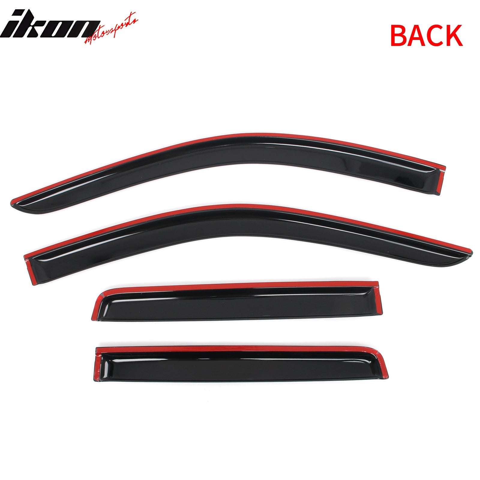 2019 - 2025 Chevy Silverado & GMC Sierra 1500 Extended Cab Window VisorsIkon Motorsports