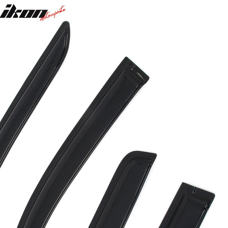 2019 - 2025 Chevy Silverado & GMC Sierra 1500 Extended Cab Window VisorsIkon Motorsports