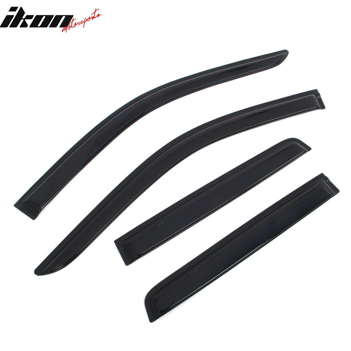 2019 - 2025 Chevy Silverado & GMC Sierra 1500 Extended Cab Window VisorsIkon Motorsports