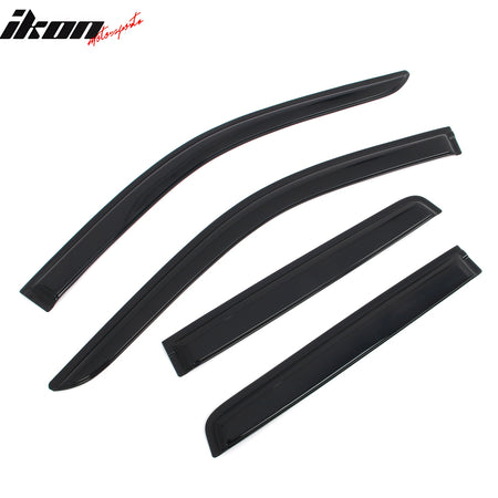 Fits 19-26 Chevy Silverado & GMC Sierra 1500 Extended Cab Tape on Window Visors