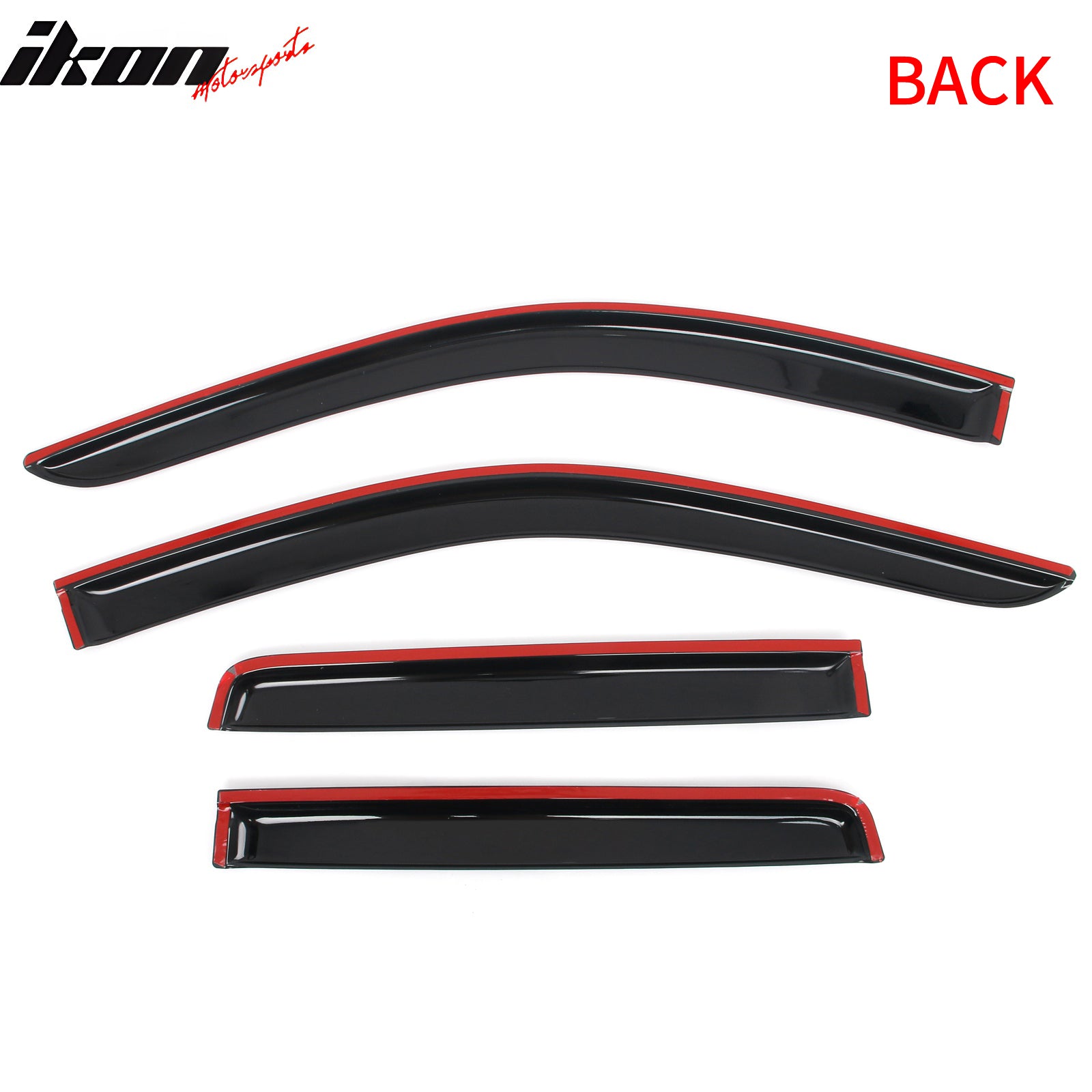 Fits 19-26 Chevy Silverado & GMC Sierra 1500 Extended Cab Tape on Window Visors