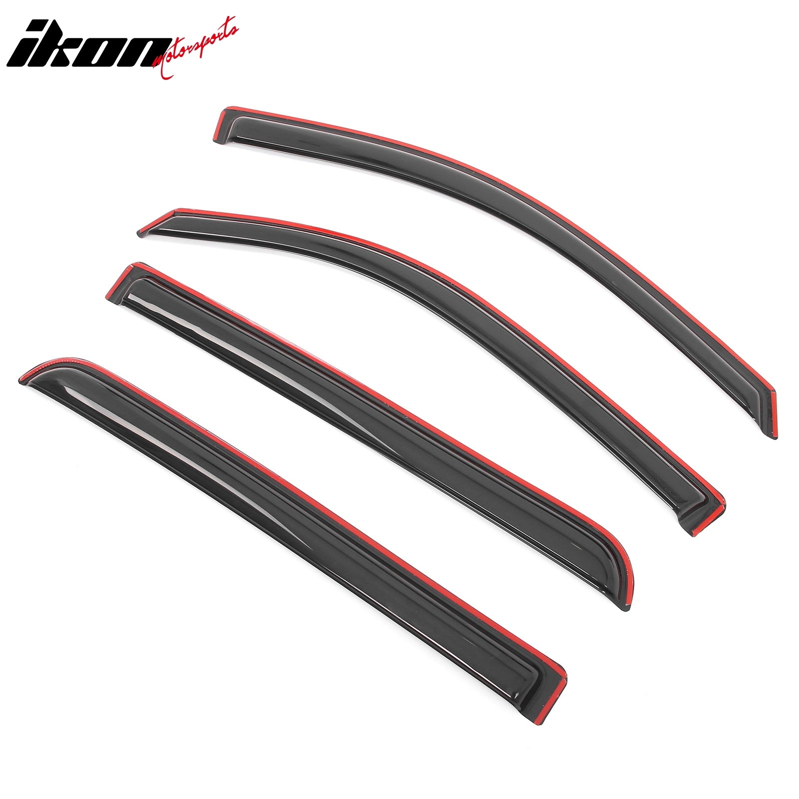 Fits 19-25 Dodge Ram 1500 Crew Cab In Channel Window Visors Sun Rain Guard Vent