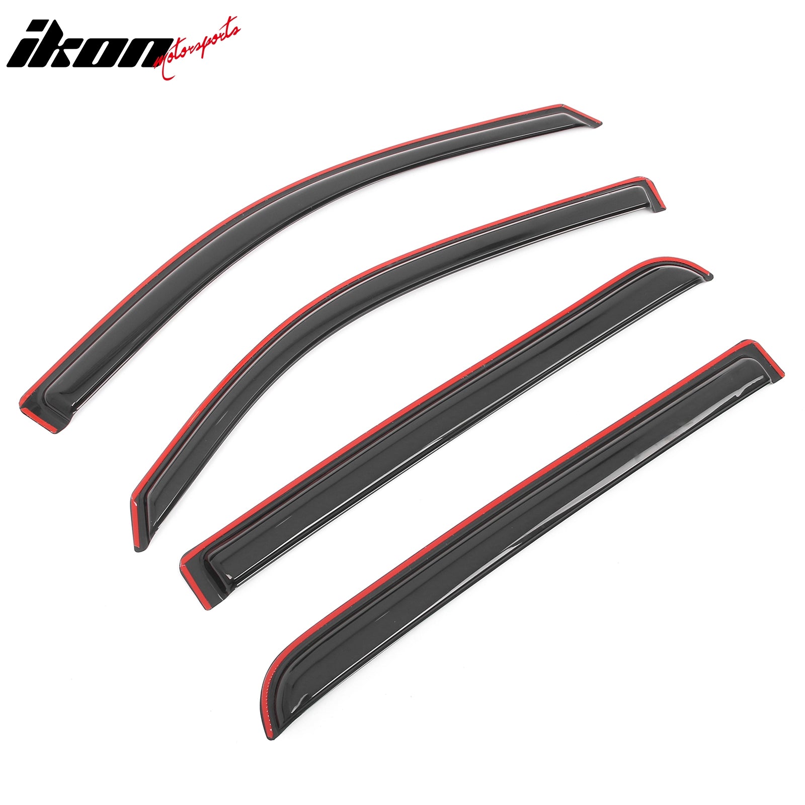 Fits 19-25 Dodge Ram 1500 Crew Cab In Channel Window Visors Sun Rain Guard Vent