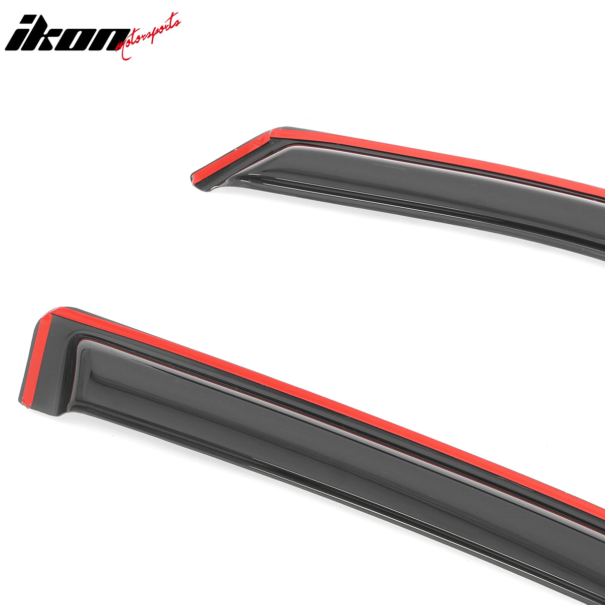 Fits 19-25 Dodge Ram 1500 Quad Cab In Channel Window Visors Wind Rain Guard Vent