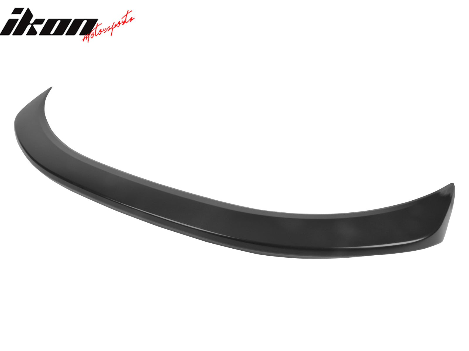 IKON MOTORSPORTS, Trunk Spoiler Compatible with 2019-2025 Lexus ES250 ES350 ES300h, Unpainted Black ABS Plastic Rear Trunk Lid Spoiler Wing Lip