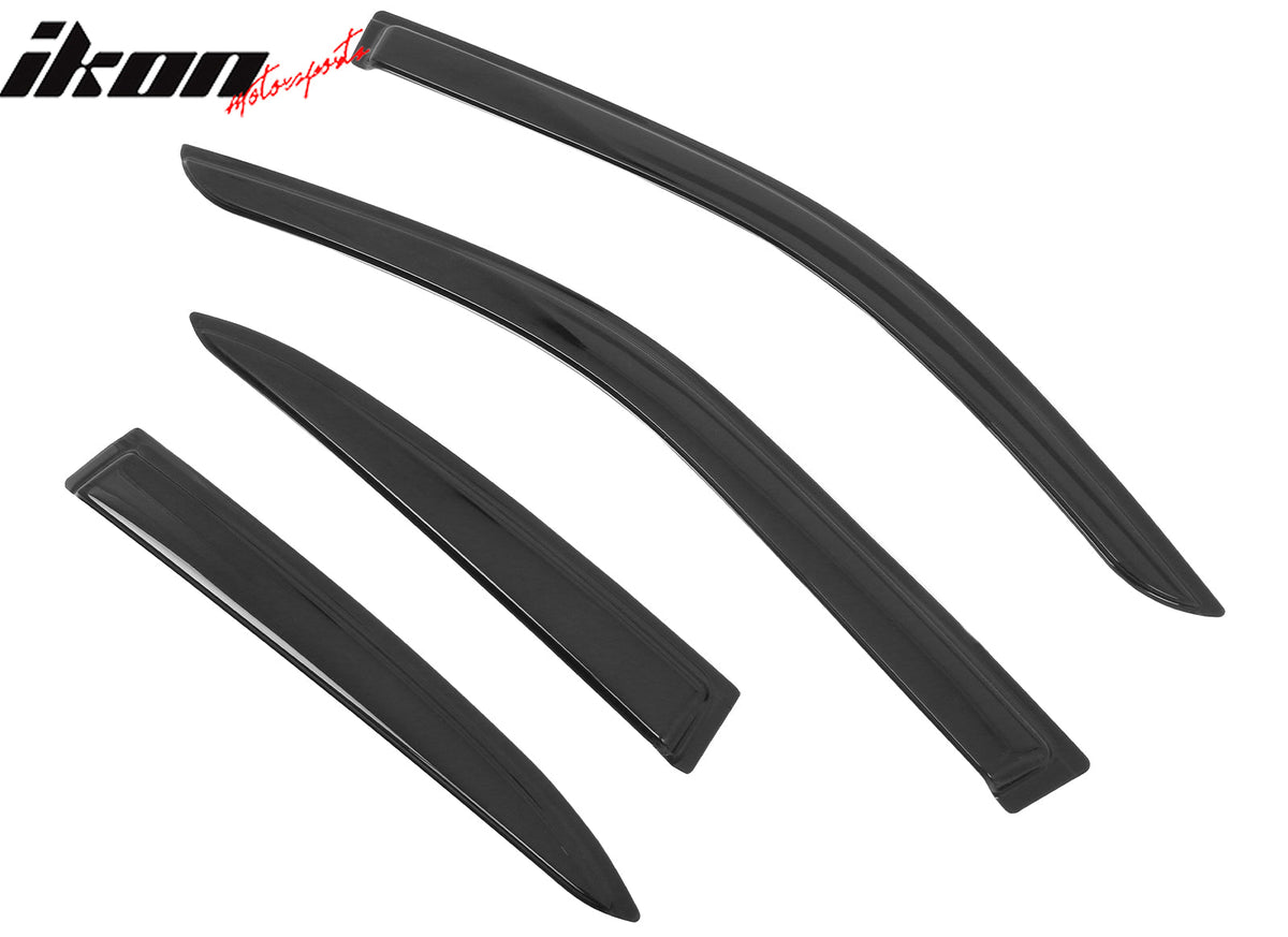 2019 - 2025 Lexus UX - Series 4PCS Tape on Window Visors Vent Rain GuardsIkon Motorsports