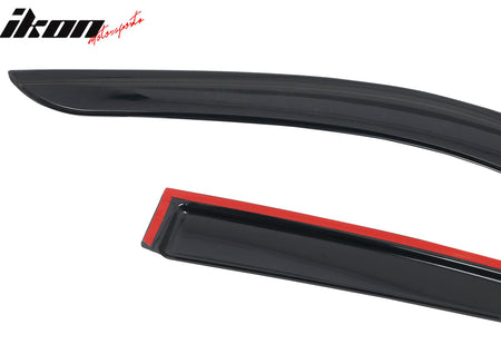 2019 - 2025 Lexus UX - Series 4PCS Tape on Window Visors Vent Rain GuardsIkon Motorsports