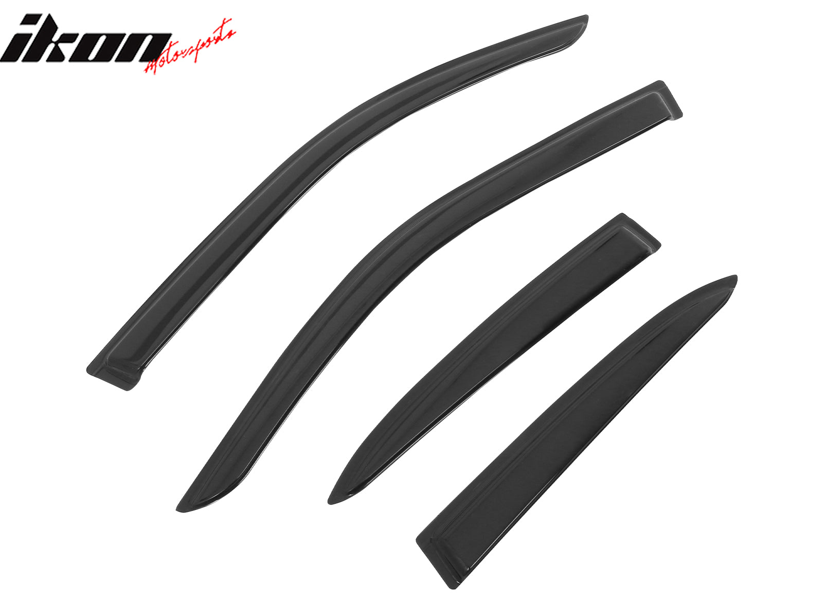 2019 - 2025 Lexus UX - Series 4PCS Tape on Window Visors Vent Rain GuardsIkon Motorsports