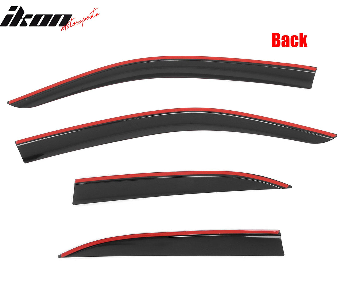 2019 - 2025 Lexus UX - Series Low Profile Style Tape on Window VisorsIkon Motorsports