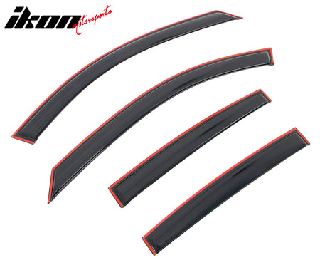 Fits 19-25 Nissan Altima Sedan Window Visors In-Channel Deflector Rain Guard Set